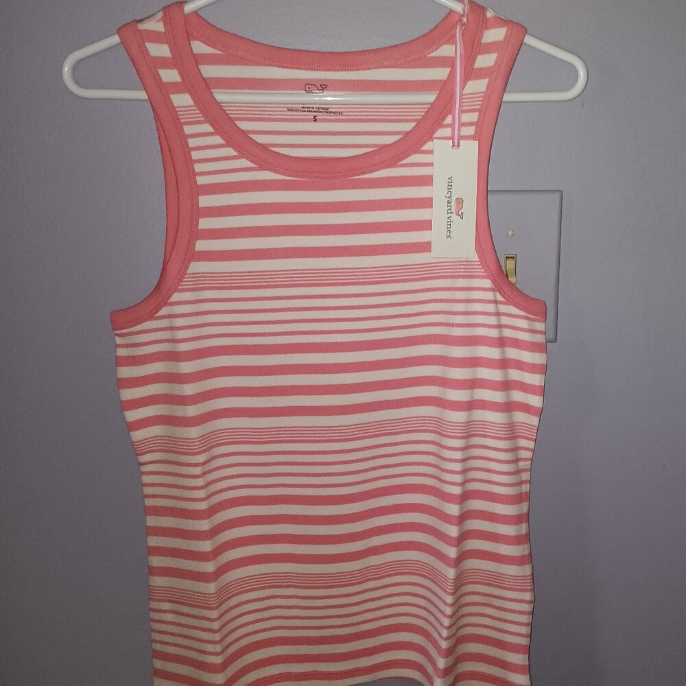 New Vineyard Vines Heritage Rib Tank, size small